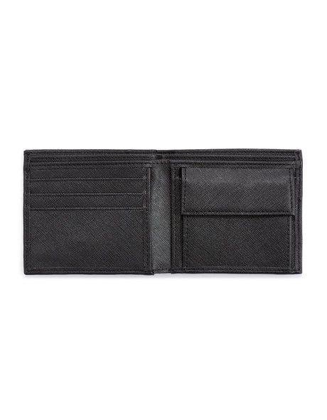 Leather Wallet - Black - Runner