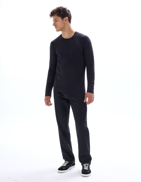 Long - Sleeve Crew Neck T-Shirt - Runner