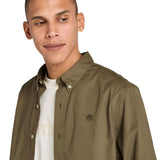 Long Sleeve Stretch Poplin Shirt - Runner
