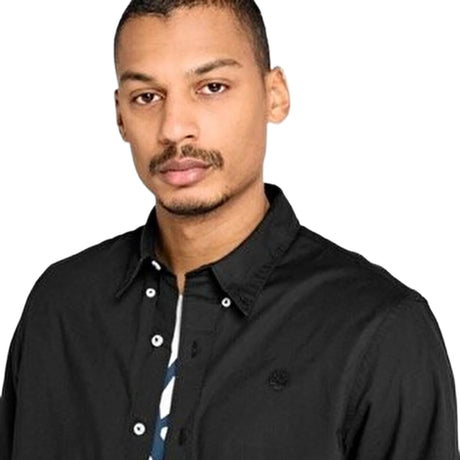 Long Sleeve Stretch Poplin Shirt - Runner