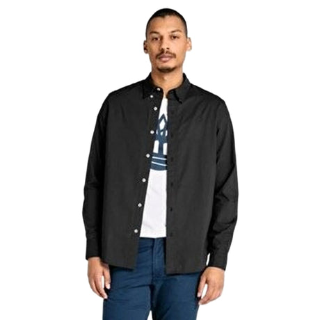 Long Sleeve Stretch Poplin Shirt - Runner