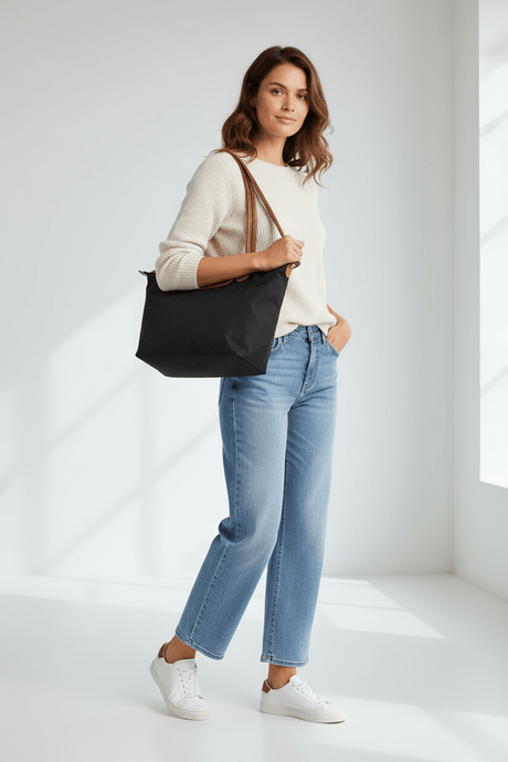 LONGCHAMP Large Le Pliage-ShoulderBag-Black - LB1 - Runner