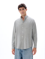 Loose Oxford Striped Shirt - Runner