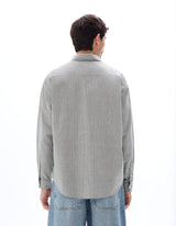 Loose Oxford Striped Shirt - Runner