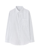 Loose Striped Poplin Shirt - Runner