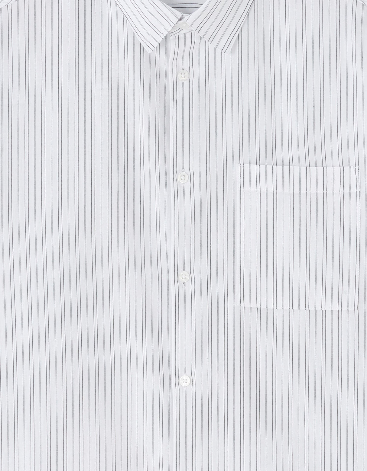 Loose Striped Poplin Shirt - Runner