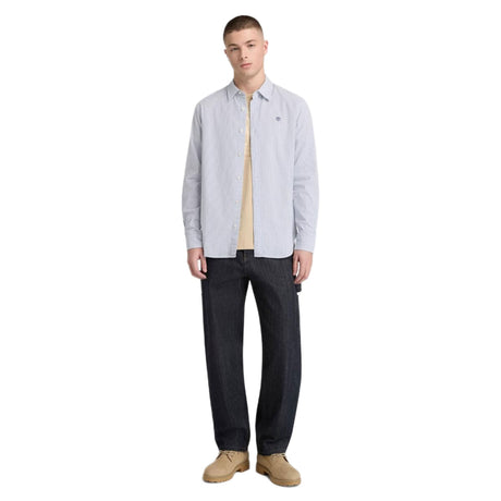 Ls Seersucker Striped Shirt (Regular) - Runner
