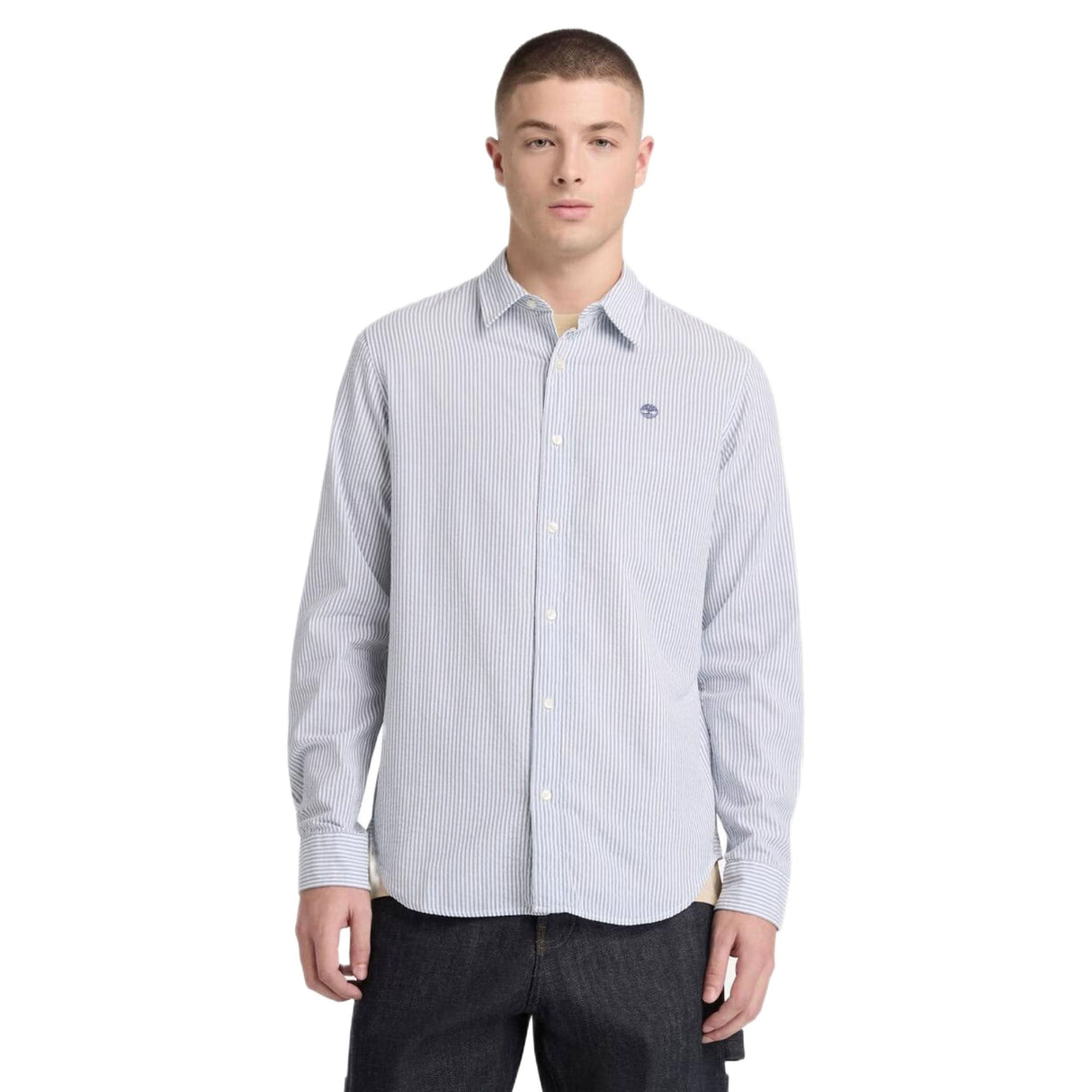 Ls Seersucker Striped Shirt (Regular) - Runner