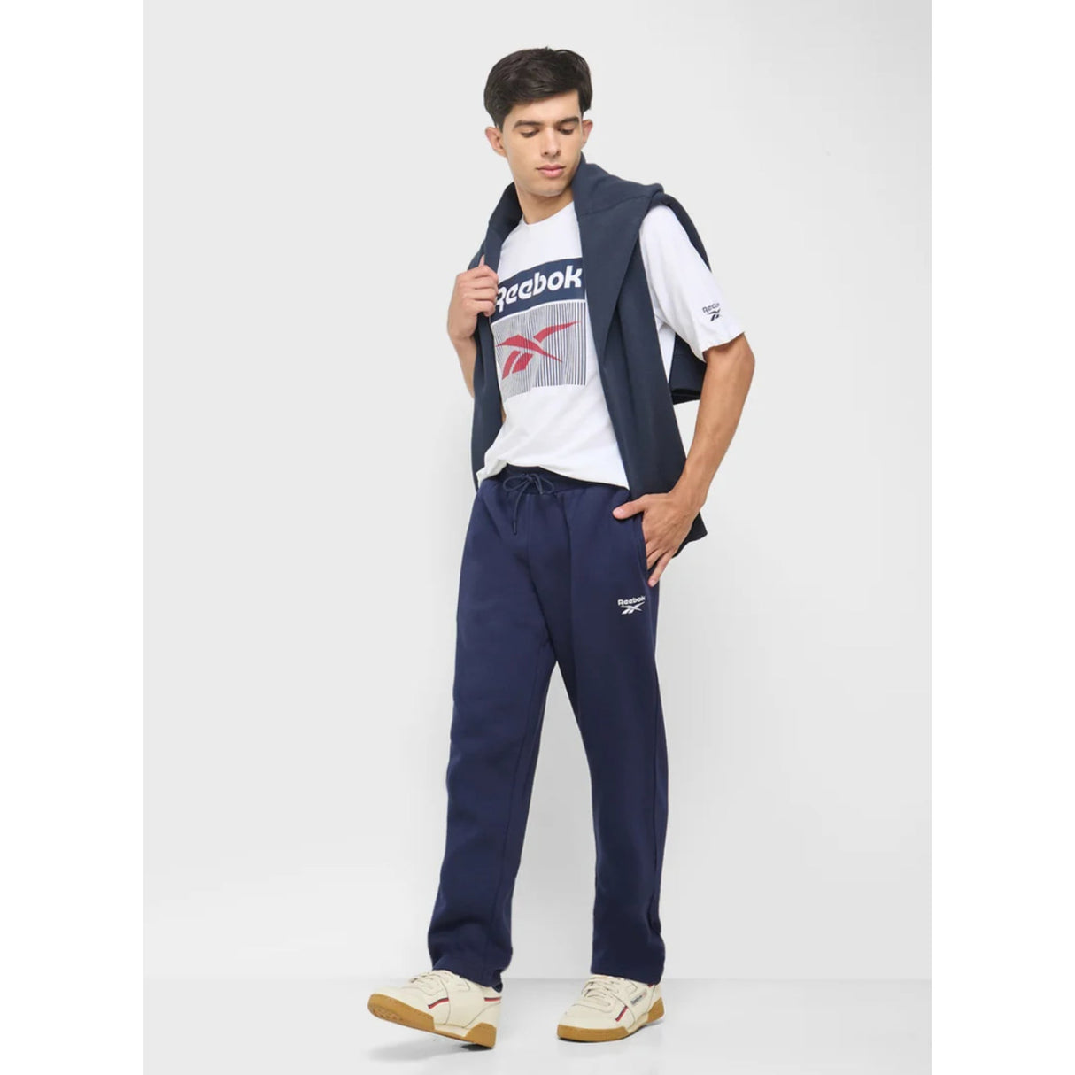 Luther Small Logo Open Hem Pant - Runner