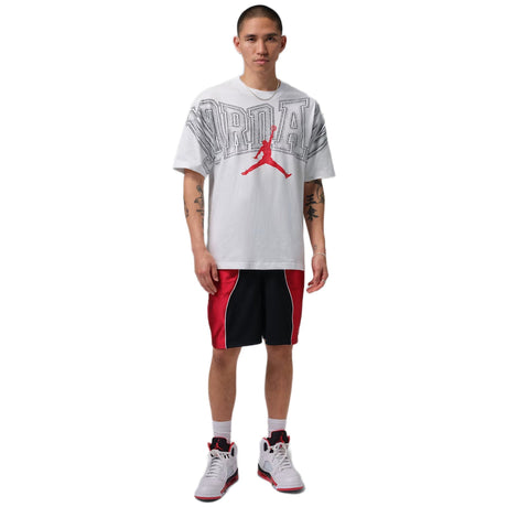 M J New Stretch Gfx Ss Crew - Runner