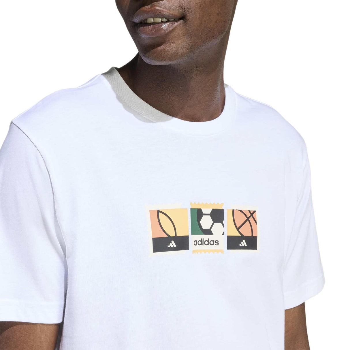 MEMORIES OF SPORT STAMPS GRAPHIC T - SHIRT - Runner