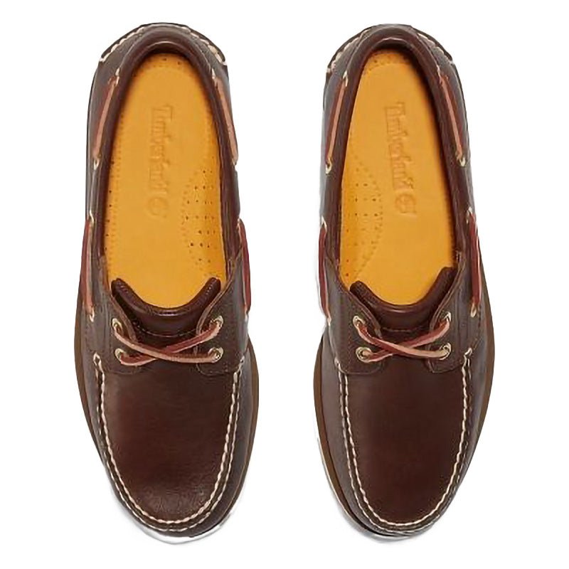 MEN'S 2 EYE BOAT SHOE BROWN - Runner
