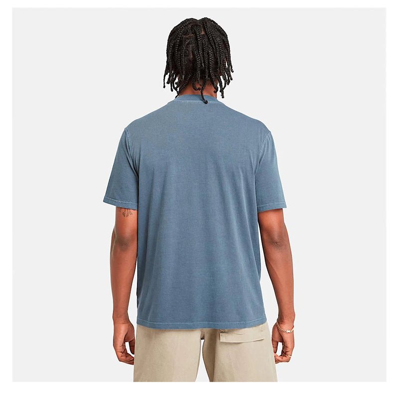 MERRYMACK RIVER Garment Dye Chest Pocket Tee Dark Sapphire - Runner