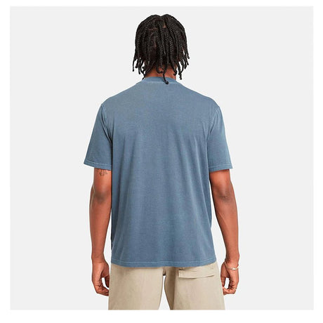 MERRYMACK RIVER Garment Dye Chest Pocket Tee Dark Sapphire - Runner