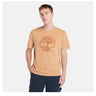 MERRYMACK RIVER Garment Dye Logo Graphic Tee Wheat Boot - Runner