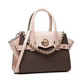 MICHAEL KORS Carmen large logo and leather - BROWN - MK2 - Runner