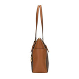 MICHAEL KORS Charlotte Large Logo and Leather - BROWN - MK10 - Runner