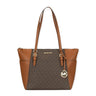 MICHAEL KORS Charlotte Large Logo and Leather - BROWN - MK10 - Runner