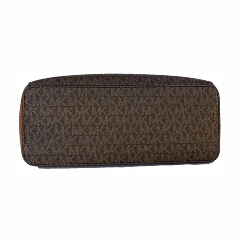 MICHAEL KORS Charlotte Large Logo and Leather - BROWN - MK10 - Runner