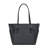 MICHAEL KORS Charlotte Large Logo and Leather - GREY - MK9 - Runner