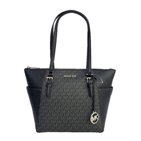 MICHAEL KORS Charlotte Large Logo and Leather - GREY - MK9 - Runner