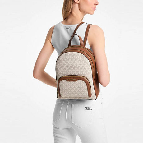 MICHAEL KORS Jaycee Medium Logo Backpack - WHITE - MK17 - Runner