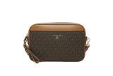MICHAEL KORS JET SET logo and leather - BROWN - MK5 - Runner