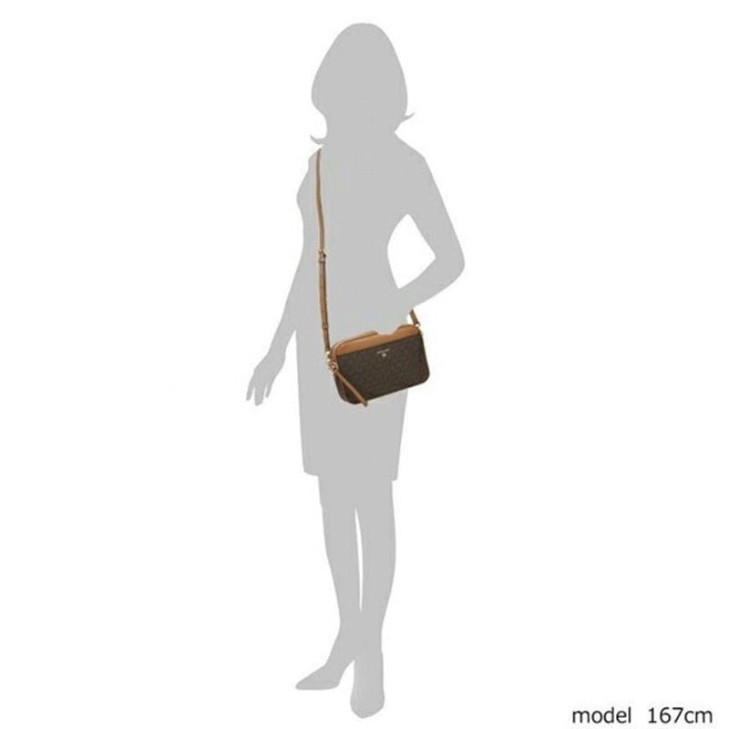 MICHAEL KORS JET SET logo and leather - BROWN - MK5 - Runner
