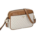MICHAEL KORS JET SET logo and leather - WHITE - MK6 - Runner
