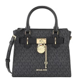 MICHAEL KORS Leather Bag Handbag Purse Black MK57 - Runner