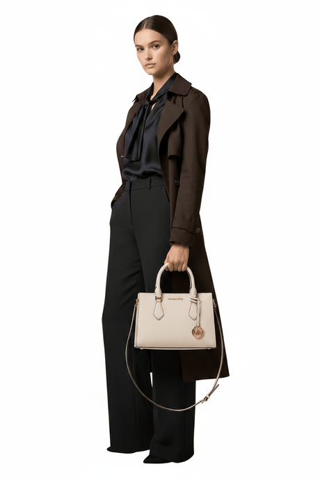 MICHAEL KORS Sheila Small Faux Saffiano Leather Satchel MK70 - Runner