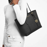 MICHAEL KORS Vanilla PVC Jet Set Travel LG MK30 - Runner