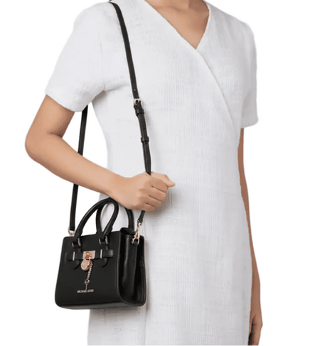 MICHAEL KORS Women's Hamilton Pebbled Leather Satchel Bag MK76 - Runner