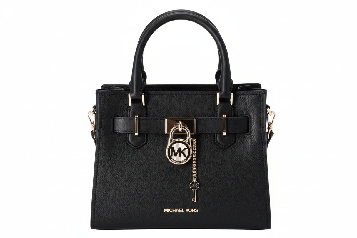 MICHAEL KORS Women's Hamilton Pebbled Leather Satchel Bag MK76 - Runner