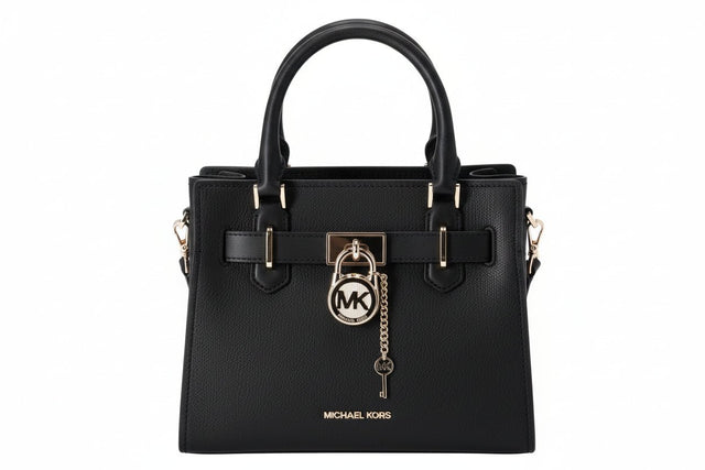 MICHAEL KORS Women's Hamilton Pebbled Leather Satchel Bag MK76 - Runner
