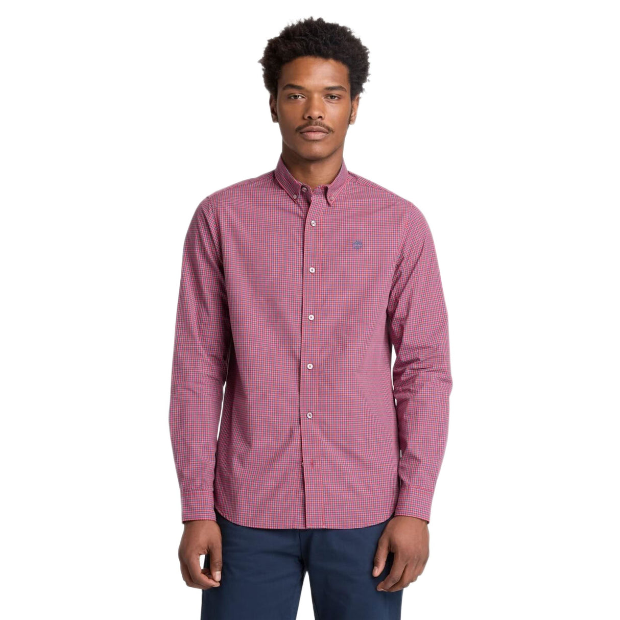 Micro Plaid Poplin Shirt - Runner