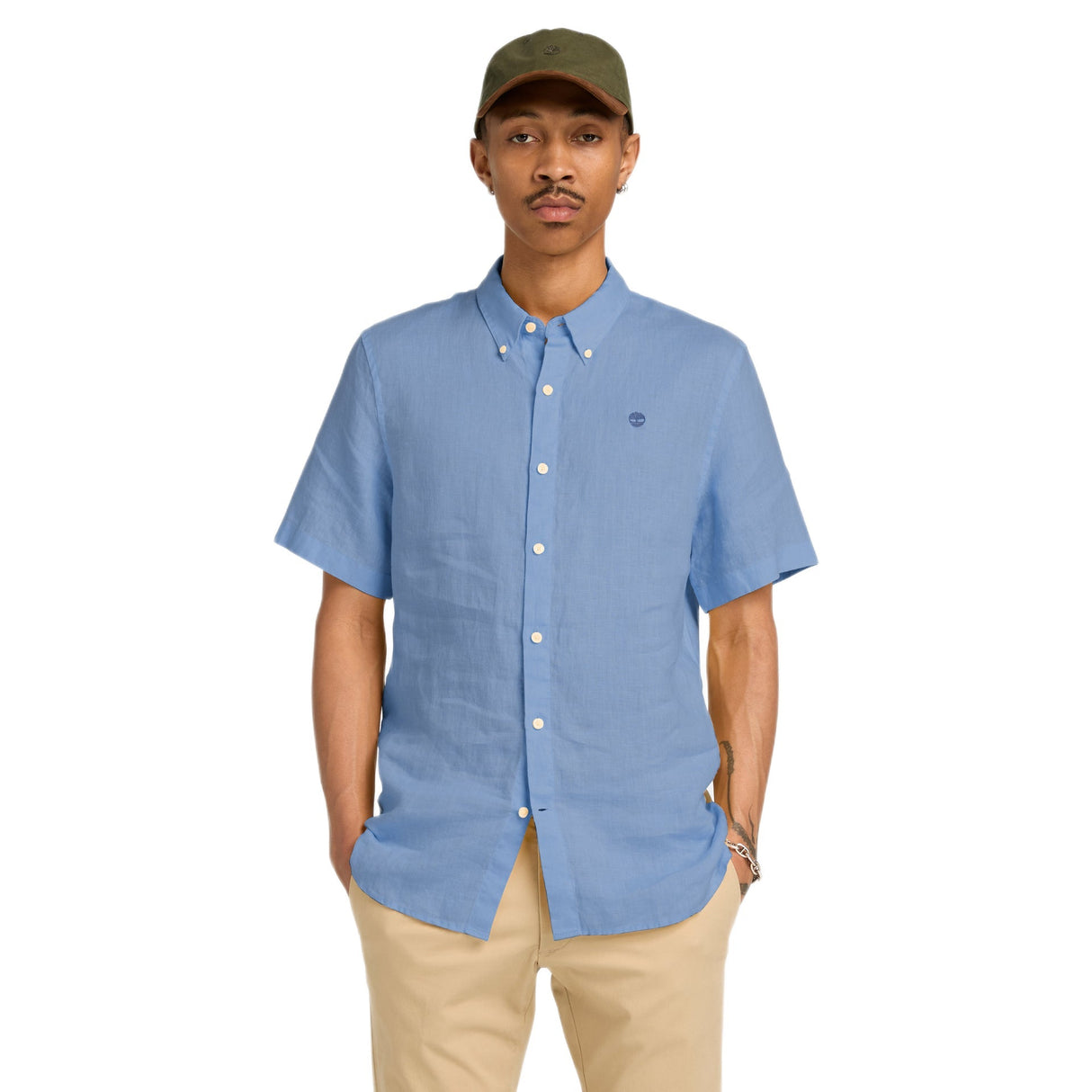 Mill Brook Linen Short Sleeve Shirt - Runner