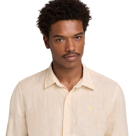 Mill Brook Linen Striped Shirt - Runner
