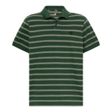 Millers River 4 Rows Stripes Short Sleeve Polo - Runner