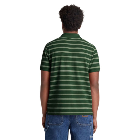 Millers River 4 Rows Stripes Short Sleeve Polo - Runner