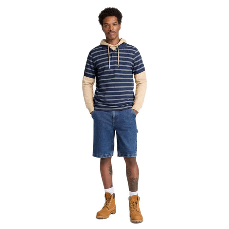 Millers River 4 Rows Stripes Short Sleeve Polo - Runner