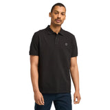 MILLERS RIVER Pique Short Sleeve Polo Black - Runner
