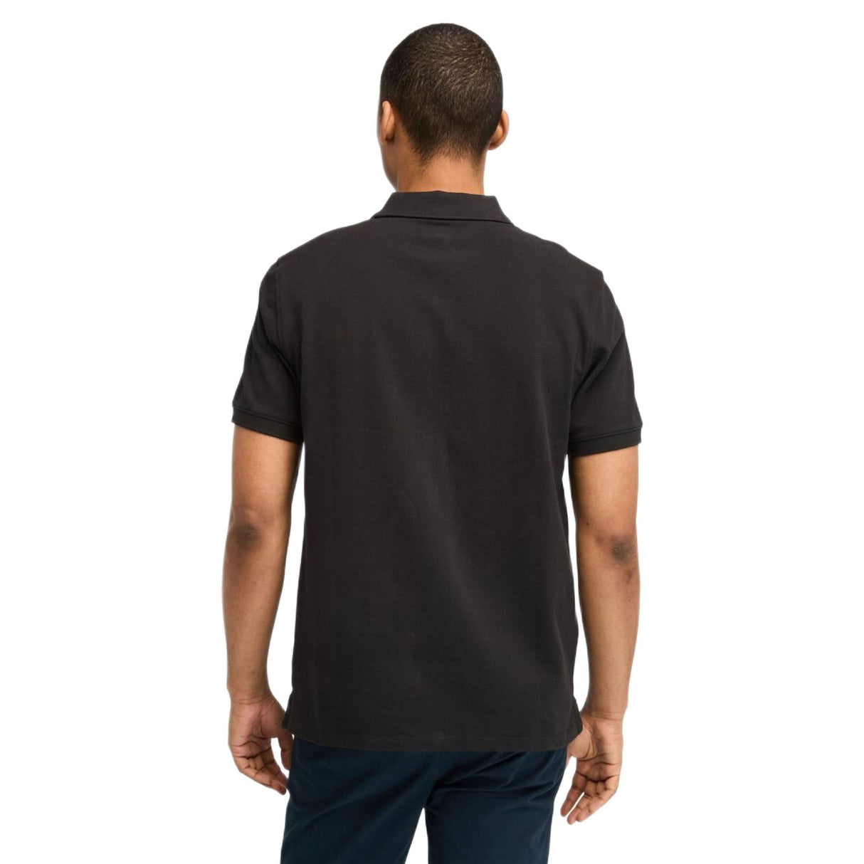 MILLERS RIVER Pique Short Sleeve Polo Black - Runner