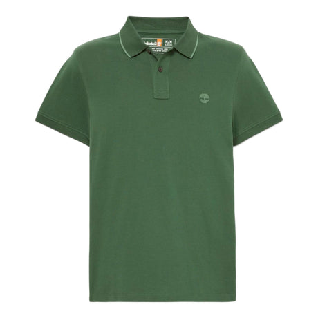 Millers River Printed Neck Short Sleeve Polo - Runner
