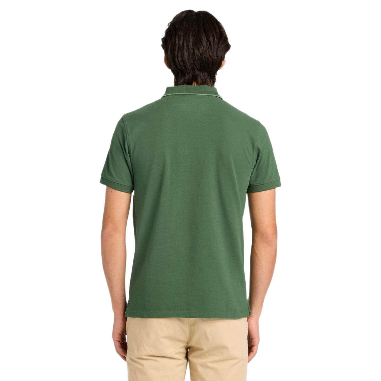 Millers River Printed Neck Short Sleeve Polo - Runner