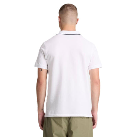 Millers River Printed Neck Short Sleeve Polo - Runner