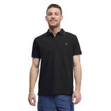 Millers River Printed Neck Short Sleeve Polo - Runner
