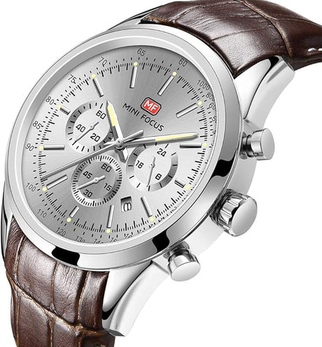 Mini Focus Casual Watch For Men Analog Leather - MF0116G.02 MFM4 - Runner