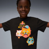 Moody Cat Graphic T-shirt II Kids - Runner