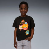 Moody Cat Graphic T-shirt II Kids - Runner